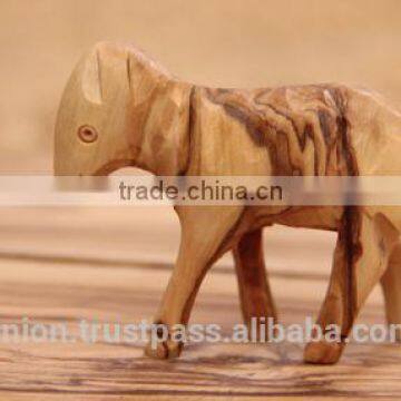 Olive Wood Carved Sheep Small Size