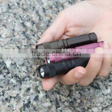 Custom Aluminum Flashlight Battery Powered Torch Light E09