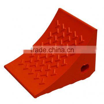 NWH-WC04 Red Color Safety Wheel Chock Polyurethane