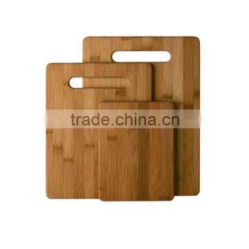 Multi-function bamboo chopping board with handle