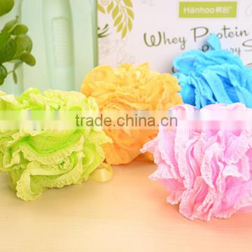 Cheap colorful loofah sponges balls color change sponge