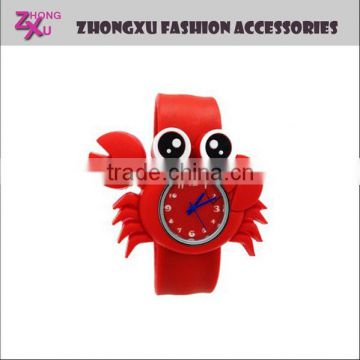 cheap promotion silicon crab watches for children