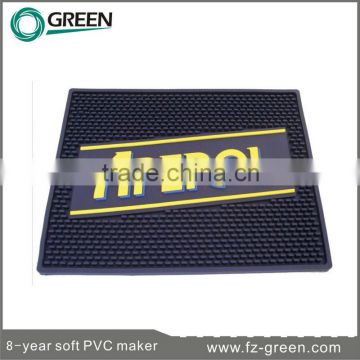 Eco-friendly factory customized soft pvc bar mat