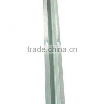 steel white galvanized sliding gate track