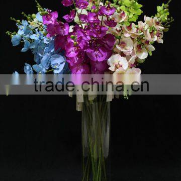 Artificial real touch orchid flower silk phalaenopsis archid