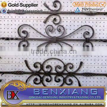 residential wrought iron picket fence