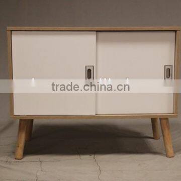 Wooden modern living room cabinet with 2 door