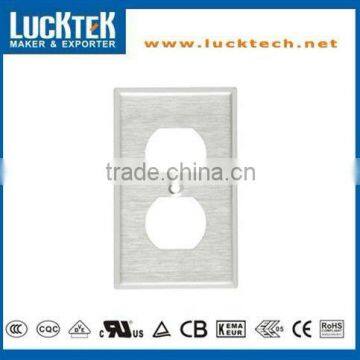 1 Gang Receptacle Metal Wall face plates