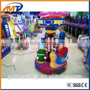 European styled amusement park rides carousel with 3 seats/Mantong best amusement park ride/mini fiberglass carousel for sale