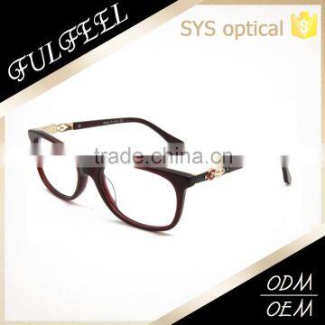 Literary transparent eyewear frame glasses