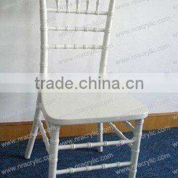 shanghai commercial furniture wedding white outdoor Wooden Chiavari stacking chair