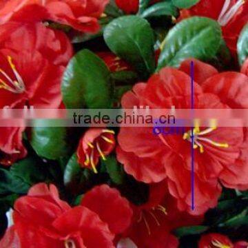 Wall Hanging Flowers Decoration L 37" Artificial Azalea Flowers Vine
