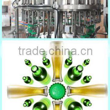 soft drinks in glass bottles/beer bottling line