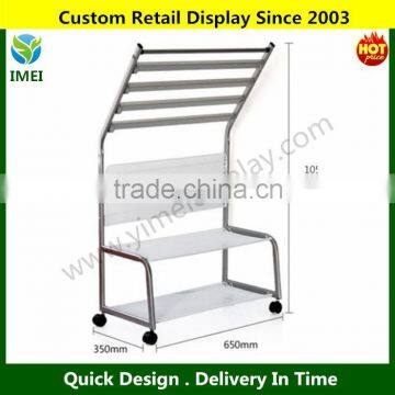 Metal Magazine Rack / Brochure Display Shelf YM1-669