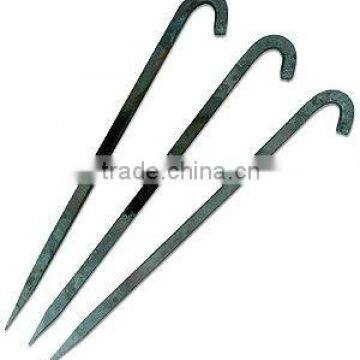 Hand forged Metal Tent Stakes Reenactment