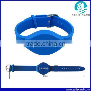 Disposable Passive Soft PVC RFID wristband with high quanlity