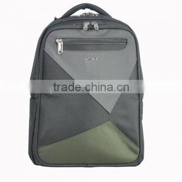 Contrast Gray Colors Polyester Laptop Backpack 8002A140004