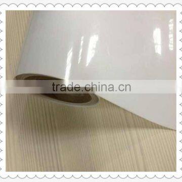 high gloss white color laminate sheet and pvc decorative film with uv coating for MDF