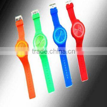 Healthy life waterproof silicone ss com jelly watch promotional gifts