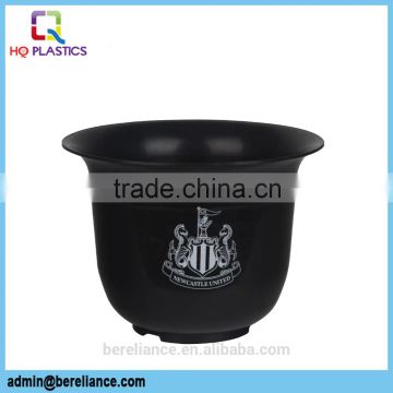 Lightweight Durable Eco-friendly Plastic Black Flower Pot