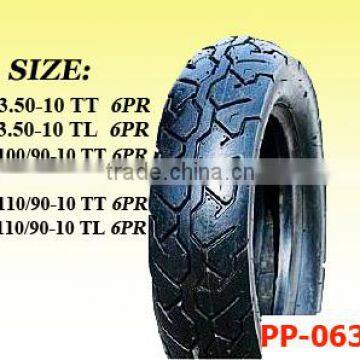 100/90-10 Scooter Tire 110/90-10 130/90-10 130/60-10 350-10 photo-2