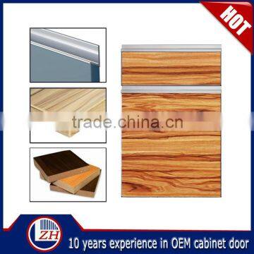 Zhuv modern portable wood high gloss kitchen cabinet doors design