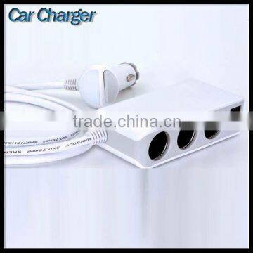 Car Travel Usb Car Charger For Multiple Devices Cigarette