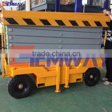 China factory price portable mobile trailing scissor lift with good quality