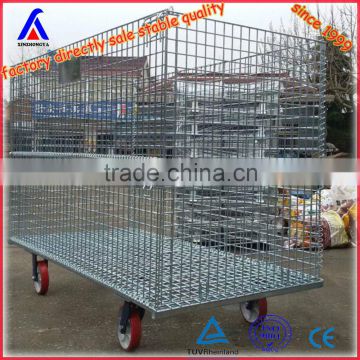 warehouse storage cage mesh security wire cage metal bin storage cage factory supplier