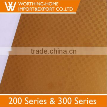 Gold Decorative 201 304 stainless steel plate sheet