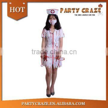 Bloody nurse costume for halloween adult