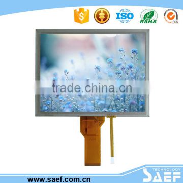 lcd display with 4-wire resistive tp 8 inch tft 800*600 Landscape type with RGB interface