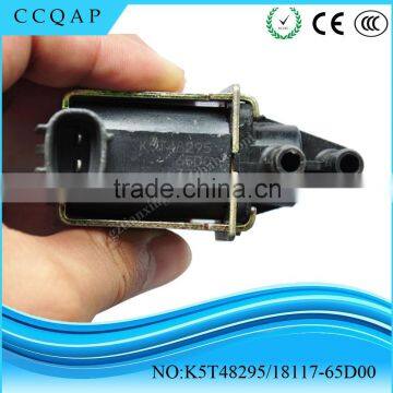 K5T48295 18117-65D00 China Manufacturer high quality electric auto parts vacuum egr vapor purge solenoid valve for Suzuki
