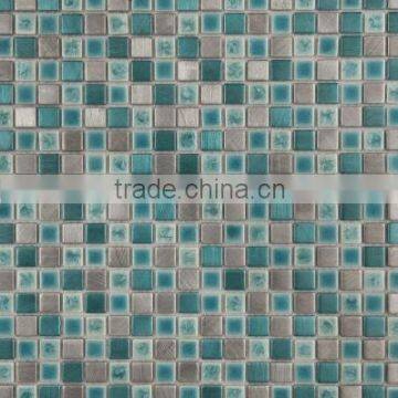 metal mix stone mosaic, art design metal mosaic, home design mosaics (PMMS065)