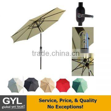 Aluminum Umbrella with Auto Tilt,outdoor umbrella,garden parasol umbrella