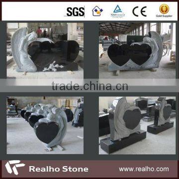 double heart shanxi black angel heart monuments