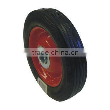 small solid rubber wheel for wheelbarrow