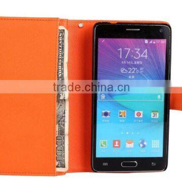 New Arrival Flip Smart Cover Case for Samsung Note 4