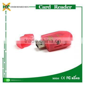 High Speed Transparent Car Shape Card Reader Support tf sd Memory Card photo-2