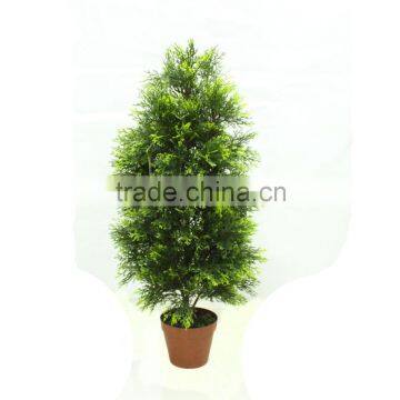 outdoor cypress tree artificial tree branches and leaves with lights