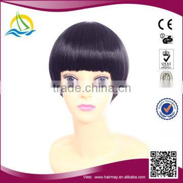 High quality High Temperature Fiber children short hair wigs for small heads