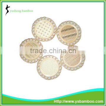 Hand-woven rope white coasters