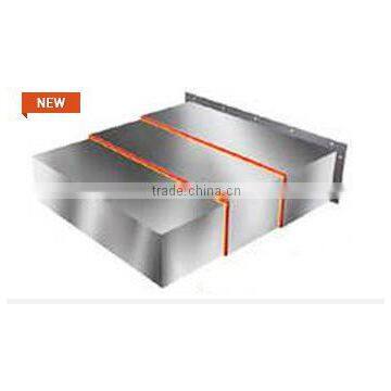 stainless steel sheets accordion protection telescopic cover for slideways