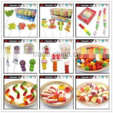 Gelatin candy marshmallow gummy jelly lollipop