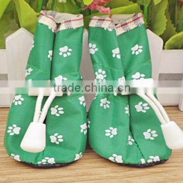 Fashion waterproof pet dog shoes/dog rain shoes