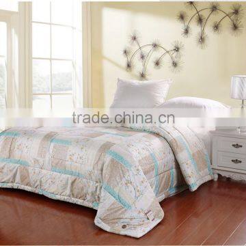 2015 wholesale cheap polyester silk fabric for making flat sheet\bed duvets with patterns in 3d