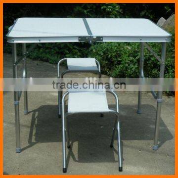 Outdoor height adjustable table and chair sets