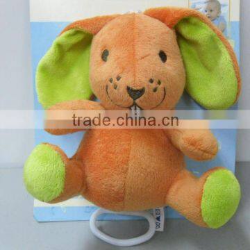 Plush Animal Rabbit Baby Music pulling toys