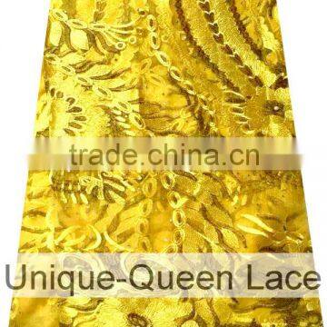 High Grade Tulle Lace/nigerian French Lace Fabric/African Style Designs Embroidery Fabric photo-2