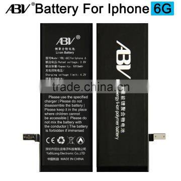 100% ABV Brand New Good Quality Mobile Phone Battery for 4.7 inches iPhone 6 Battery